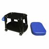 Prime-Line WORKPRO Heavy Duty Roller Seat Stool with Tray and Tool Holder W112014